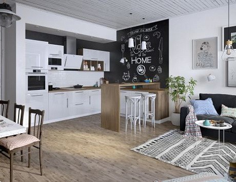  кухни в скандинавском стиле