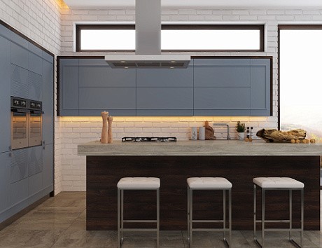 Синяя кухня в Обнинске