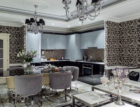 Бежевая кухня во Владивостоке