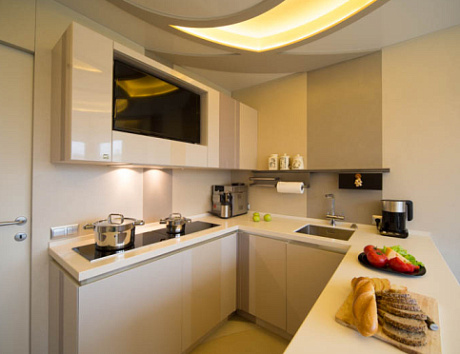 Бежевая кухня во Владикавказе