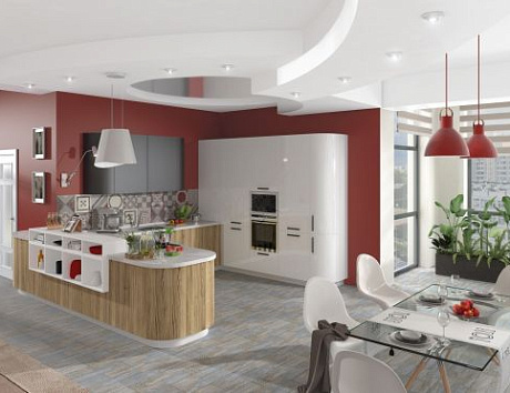 Кухни в стиле Хай-тек