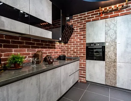 Серая кухня в Самаре