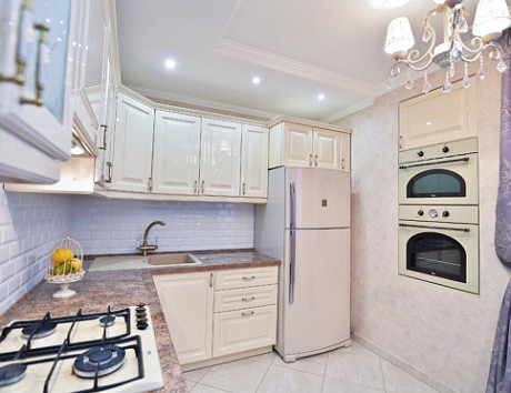 Бежевая кухня в Нальчике