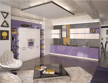 прямой кухонный гарнитур