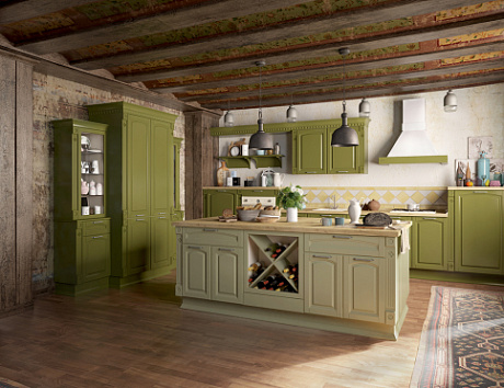 дизайн кухни в эко-стиле