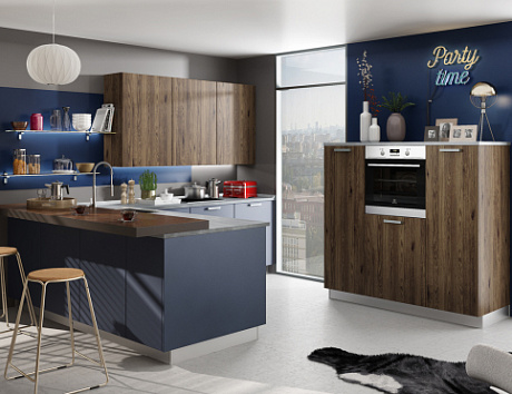 Синяя кухня в Тольятти