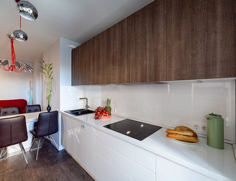 Бежевая кухня во Владивостоке