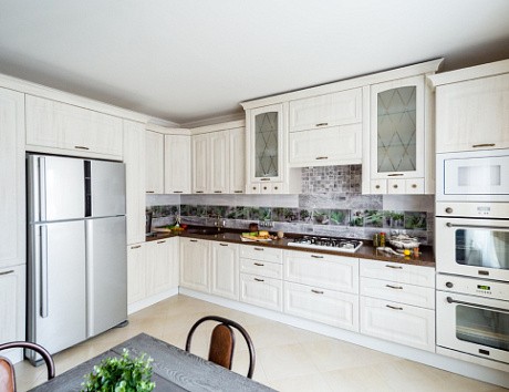 Бежевая кухня во Владивостоке