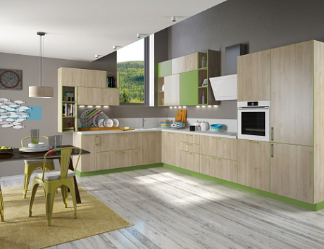 Бежевая кухня в Нальчике