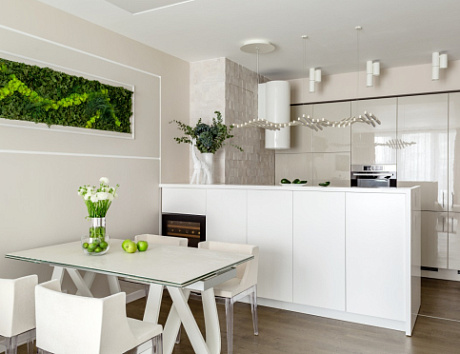 Глянцевая кухня в Анапе