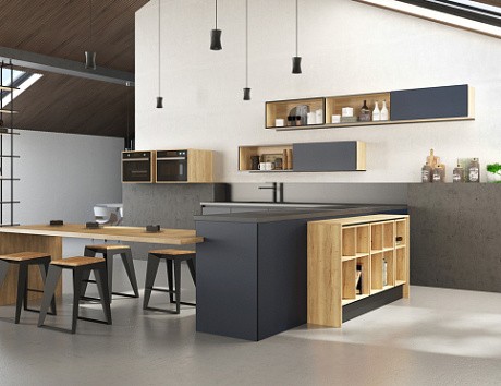 Синяя кухня в Обнинске