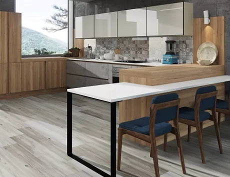 Коричневая кухня в Санкт-Петербурге