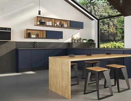 Синяя кухня в Казани