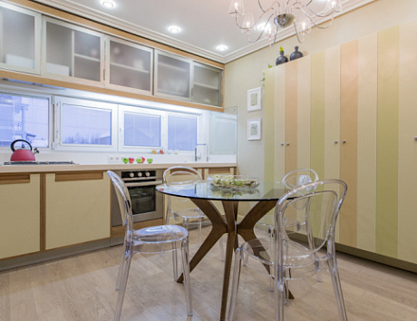 Бежевая кухня в Нальчике