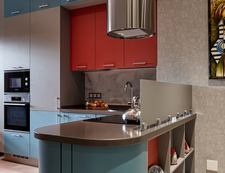 Кухни до потолка – современные модные тенденции