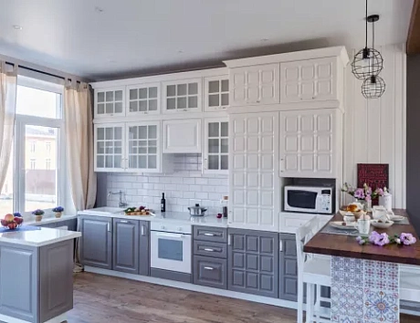 Серая кухня в Самаре