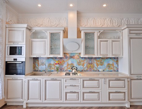 Бежевая кухня в Нальчике