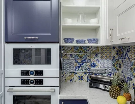 Синяя кухня в Твери