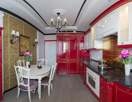 Глянцевая кухня в Анапе