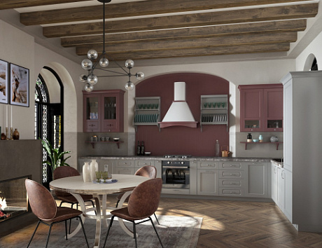 Светлая кухня в Воронеже