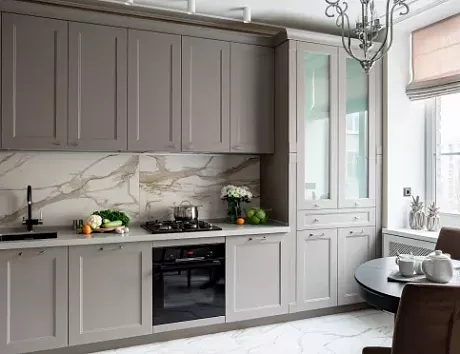 Коричневая кухня в Анапе