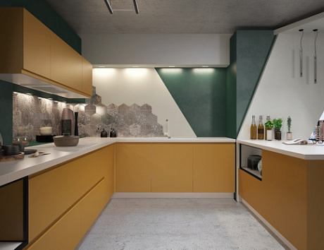 Желтая кухня в Казани