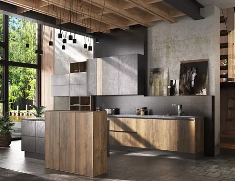 Серая кухня в Самаре